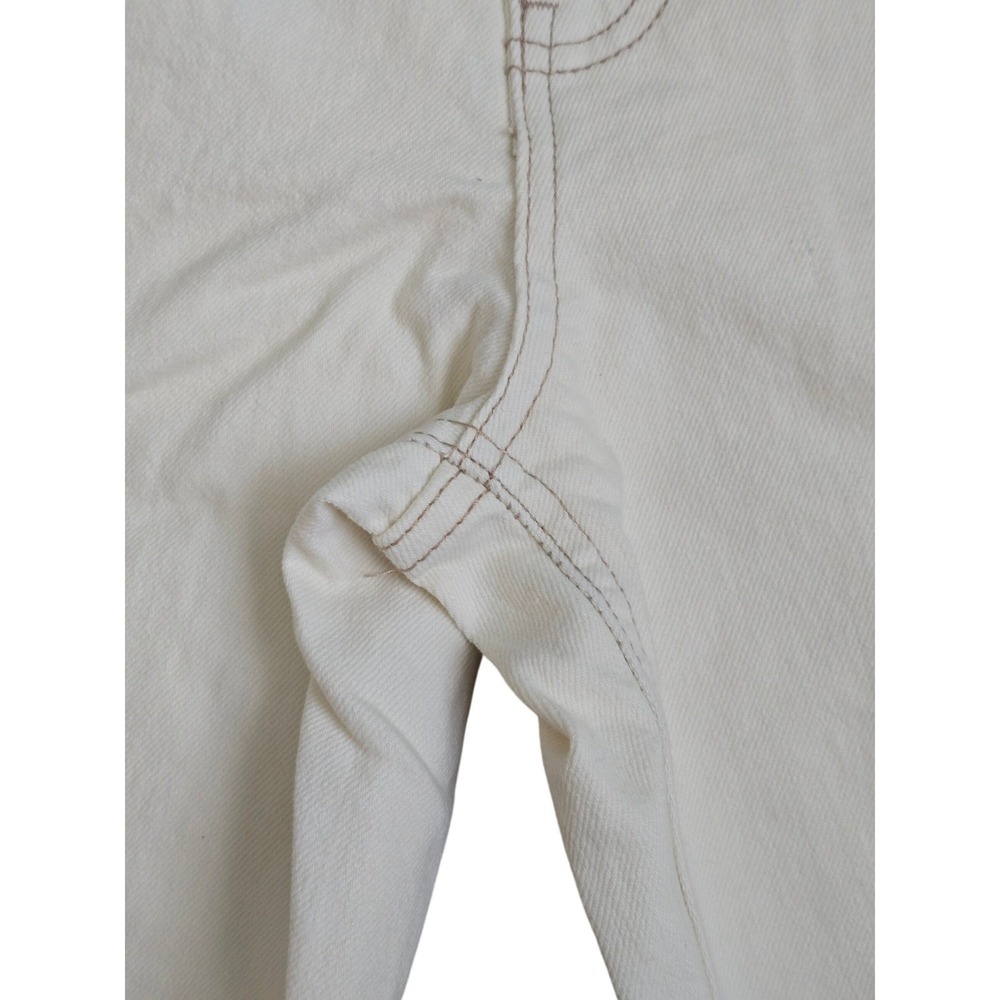 Time and Tru Womens High Rise Straight Leg Jeans Cream White Size 20 NWT - Picture 9 of 11